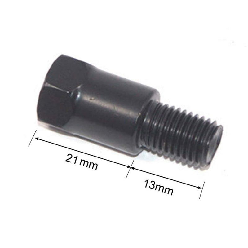 SEMIMO Motorcycle Mirror Mount Adapter Height adjustment Screw Rearview Mirrors Thread diameter Converter 10mm RH to 8mm RH and 8mm LH (2Pcs) - Image 4